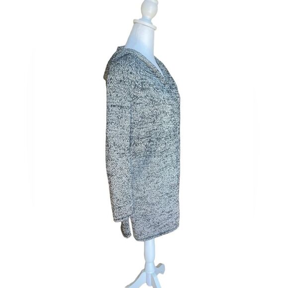 Loft Marbled Open Front Cardigan Hooded Sweater Womens Size Small - Picture 3 of 8